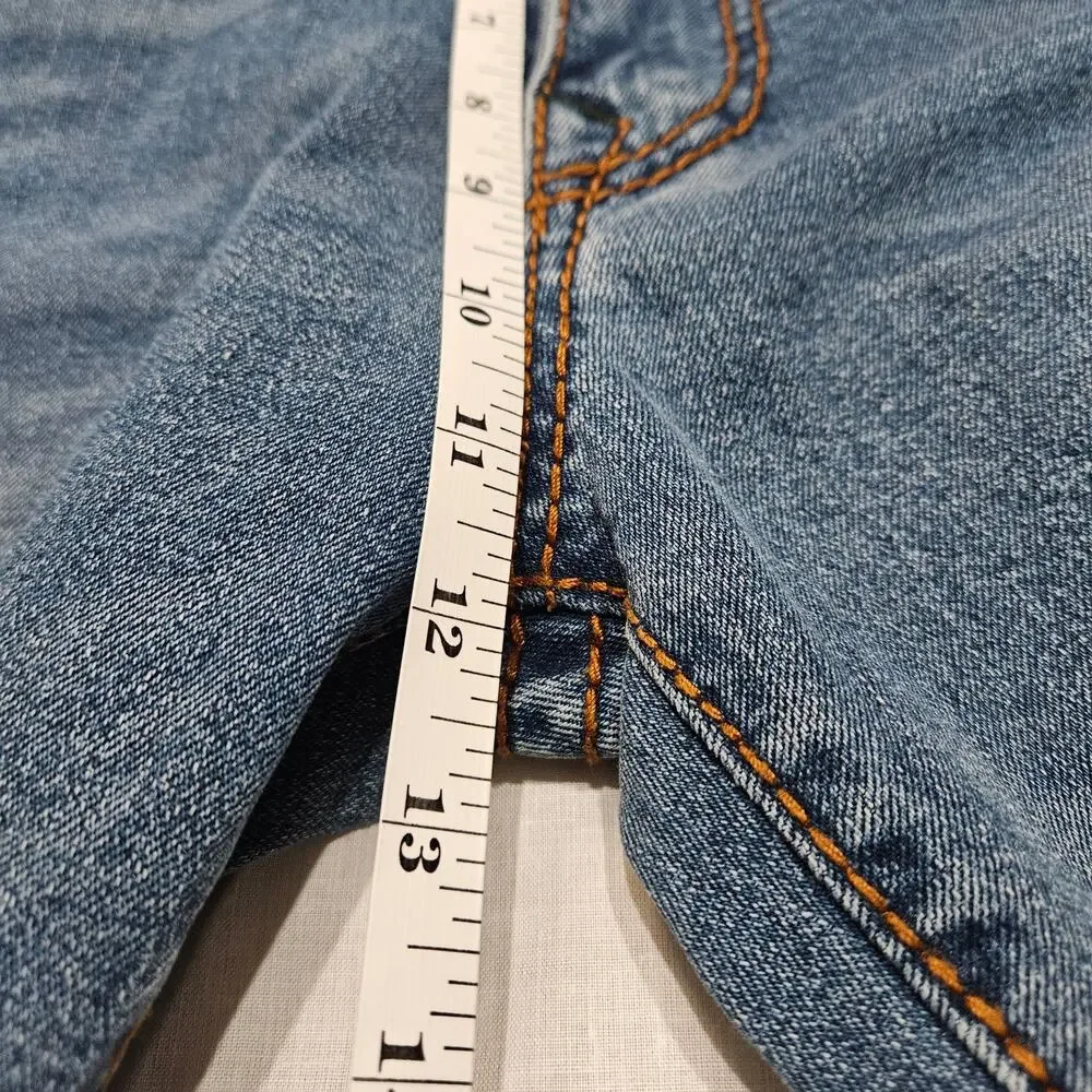 True Religion Geno Relaxed Slim Big T Flap Jeans Blue Size 40x32